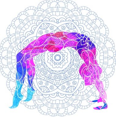 yoga-pose-over-ornate-round-mandala-pattern-vector-10164577
